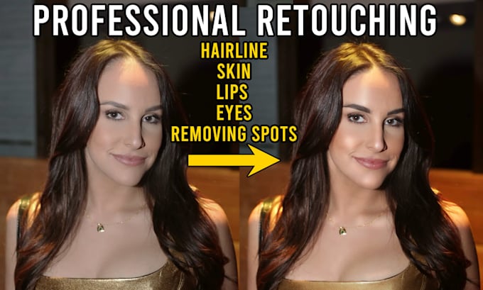 Gig Preview - Portrait retouching , hairline fix , photo editing