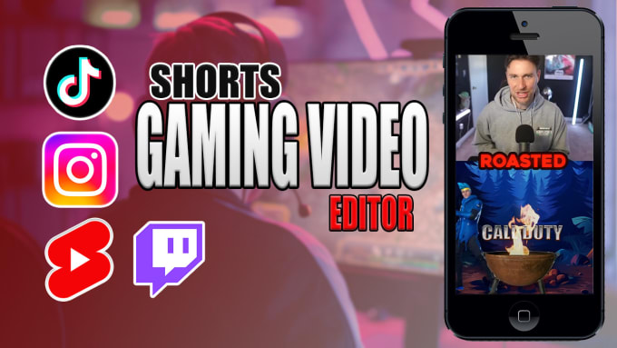 Gig Preview - Be your best short gaming video editor for youtube, tiktok, funny memes