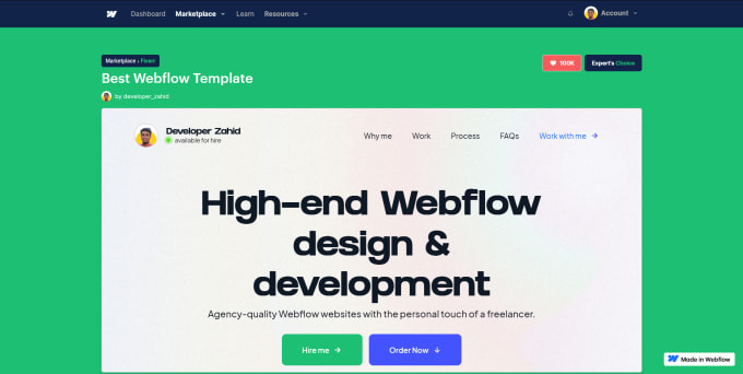 Gig Preview - Design and develop webflow website, convert figma to webflow