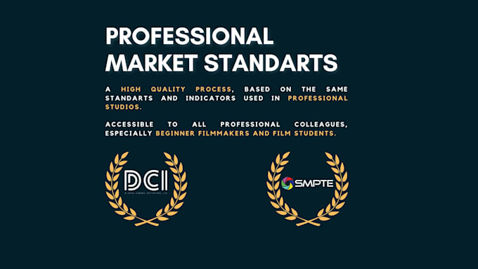 Gig Preview - Make a dcp with professional quality, based on market standarts