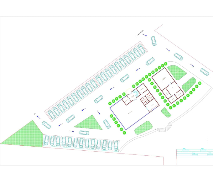 Gig Preview - Draw floor plans with maximum space utilization in autocad