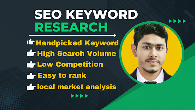 Gig Preview - Do the best SEO keyword research and high quality backlinks for your website