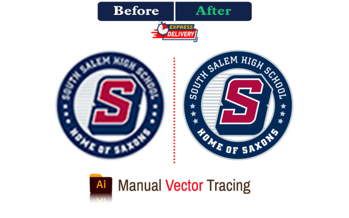 Gig Preview - Vectorize, trace, or redraw your logo or image