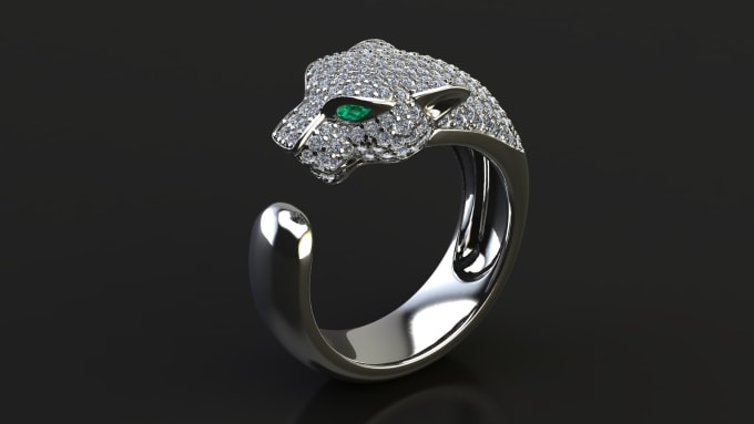 Gig Preview - Do realistic professional 3d jewelry rendering