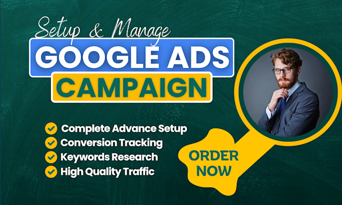 Gig Preview - Setup, optimize and manage your google ads adwords PPC campaign