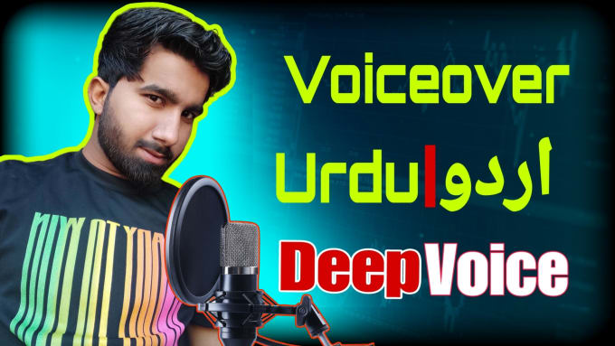 Gig Preview - Record and act professional urdu voiceover in 24 hour