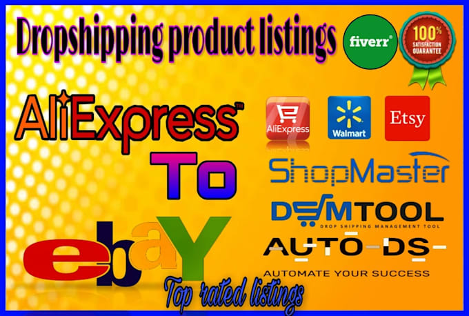 Gig Preview - Do aliexpress to ebay products lisiting