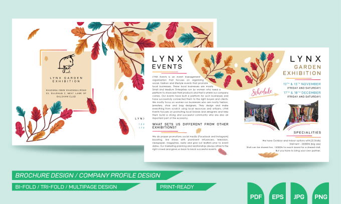 Gig Preview - Make brochure design, bifold and trifold brochure design