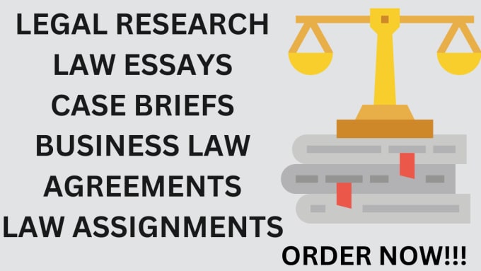 Gig Preview - Handle case briefs, business law, memo, legal research, draft contracts