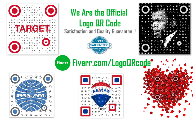 Gig Preview - Create a logo qr code from your design