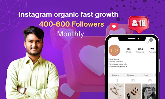 Gig Preview - Do instagram marketing and promotion for fast instagram organic growth