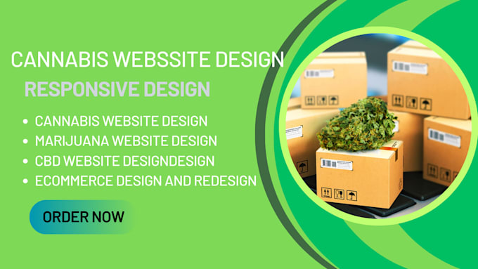 Gig Preview - Design cbd hemp tobacco or cannabis ecommerce website with shopify