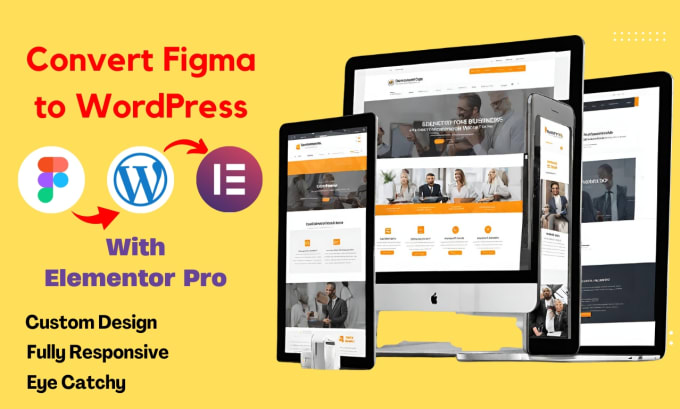 Gig Preview - Convert figma designs to stunning elementor pro wordpress websites