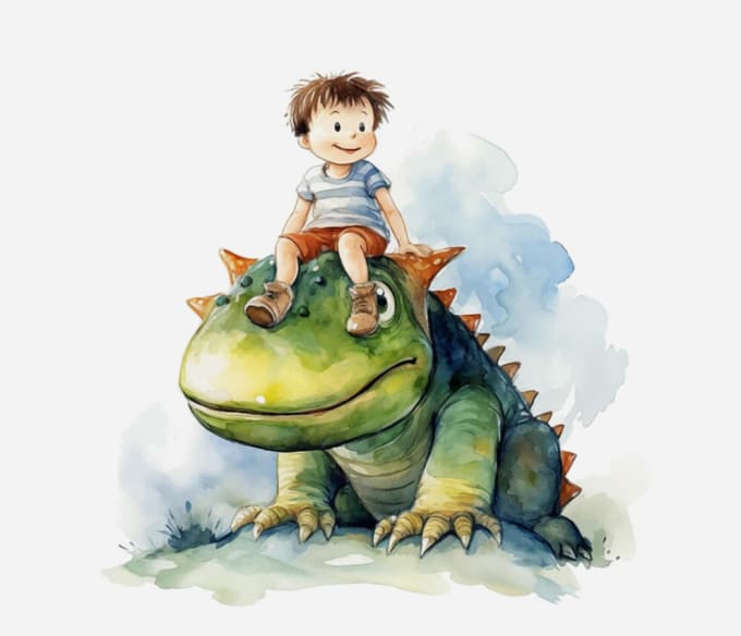 Bestseller - illustrate children story book illustration watercolor