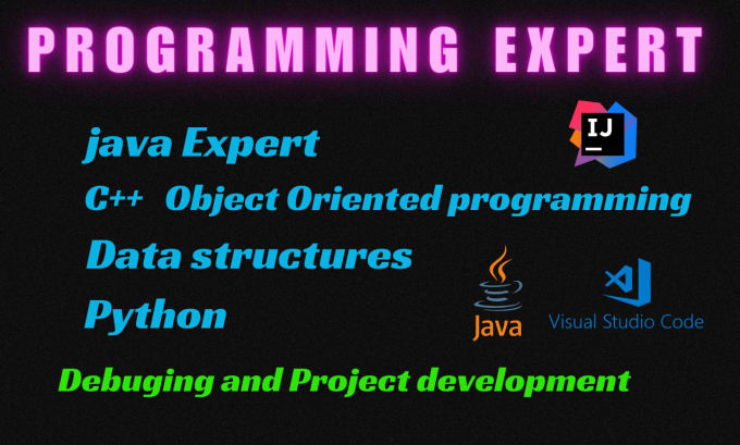 Gig Preview - Be java tutor, cpp object oriented programming, oop, data structure, java expert