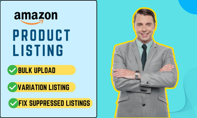 Gig Preview - Create or fix amazon product listing and amazon variation via flat file