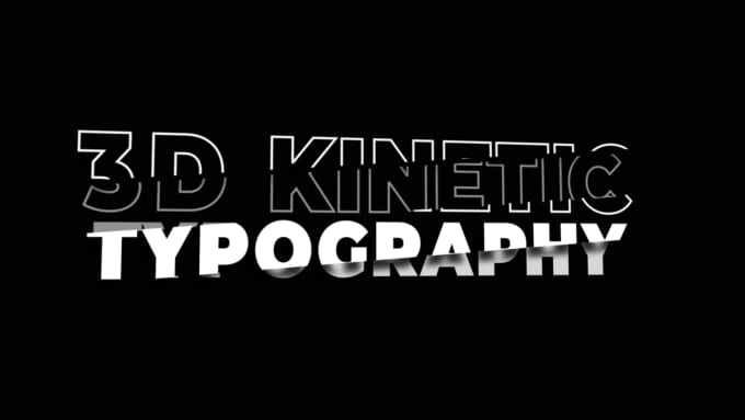 Gig Preview - Create professional kinetic typography promo for your unique brand