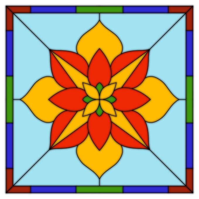 Gig Preview - Make a stained glass design pattern