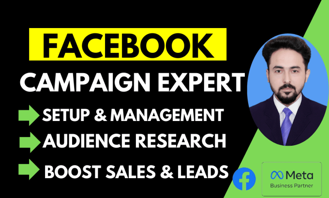 Gig Preview - Do fb advertising, fb marketing, facebook ads campaigns, meta ads