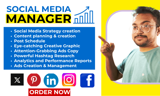 Bestseller - be social media marketing manager content reels creation instagram facebook