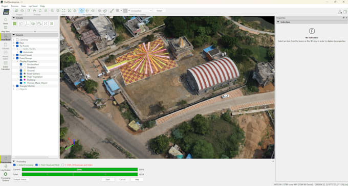 Bestseller - process drone data to point cloud, orthomosaic, 3d model,kml