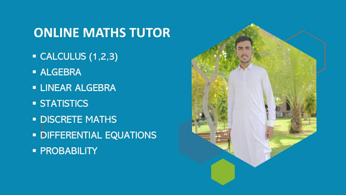 Gig Preview - Tutor maths calculus algebra