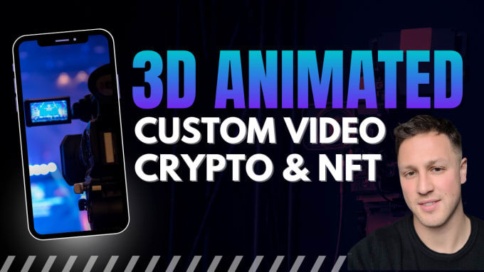 Gig Preview - Make a custom crypto or nft 3d animated video