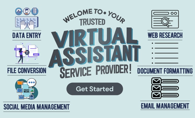 Gig Preview - Be your virtual assistant for data entry, web research, and more