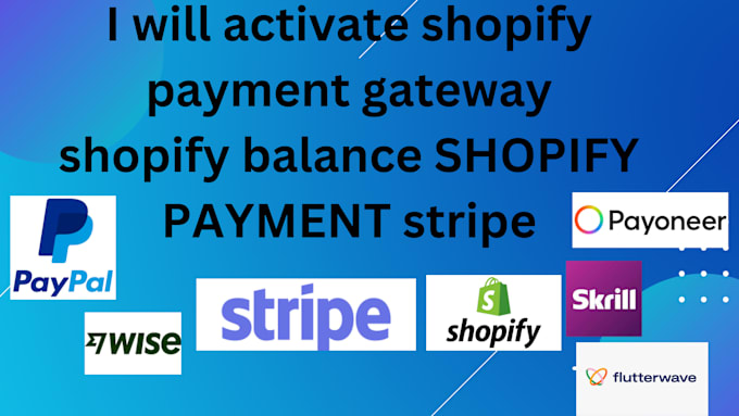 Bestseller - activate shopify balance with shopify payment gateway