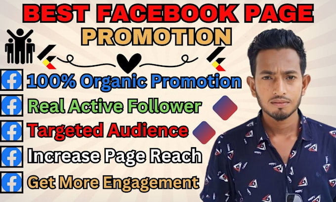 Gig Preview - Provide the best facebook page promotion genuine growth, and engagement