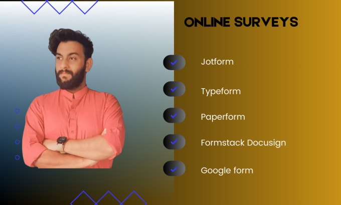 Gig Preview - Create customized jotform typeform online survey paperform feedback form surveys