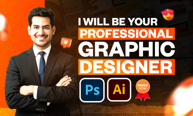 Gig Preview - Be your professional graphics designer for any service