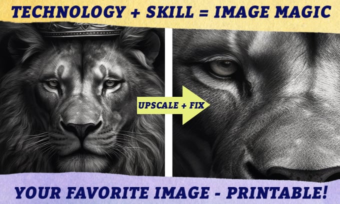 Bestseller - upscale your photos for high quality printing