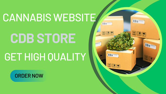 Gig Preview - Build cbd shopify store, shopify cbd website or cannabis website