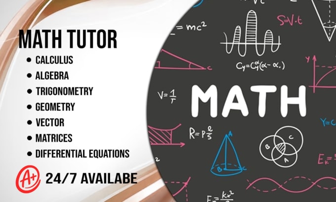 Gig Preview - Be your calculus, algebra and college math tutor