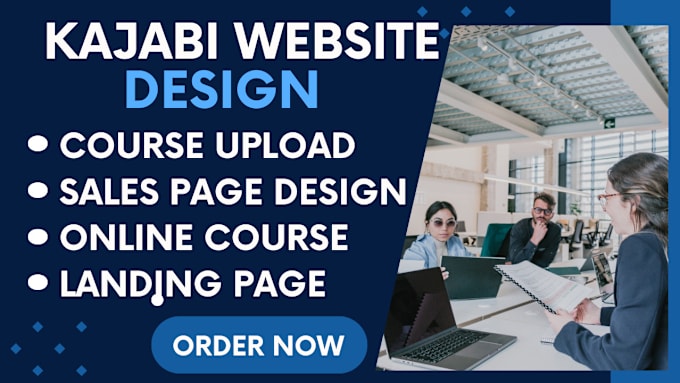 Gig Preview - Kajabi website design click funnel web course kajabi lms sales funnel thinkific