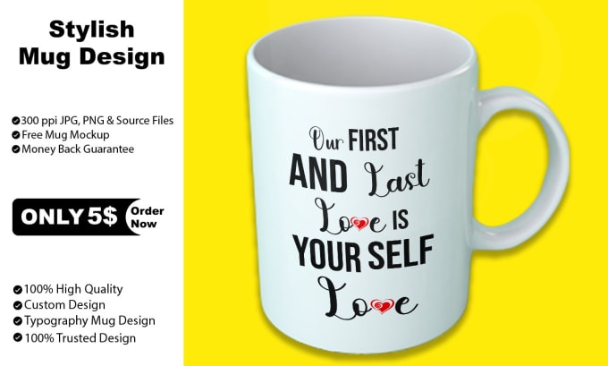 Bestseller - make cool style custom coffee mug design