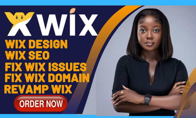 Gig Preview - Build wix website, redesign wix website, wix seo for google top ranking, fix wix