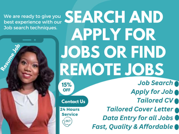 Gig Preview - Search and apply for jobs, find USA remote engineering tech IT jobs hunt for you