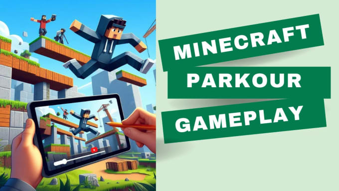 Gig Preview - High quality minecraft parkour gameplays 1080p 60 fps