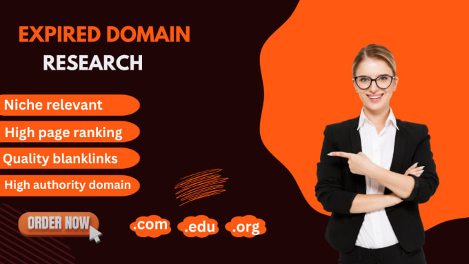 Gig Preview - Research an expired domain name with high google traffic