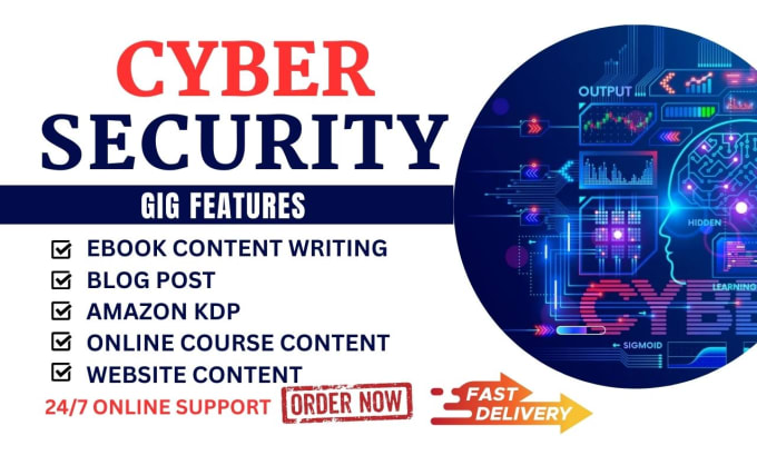 Gig Preview - Write ebooks on cybersecurity, digital forensics, cloud computing, ghostwriter