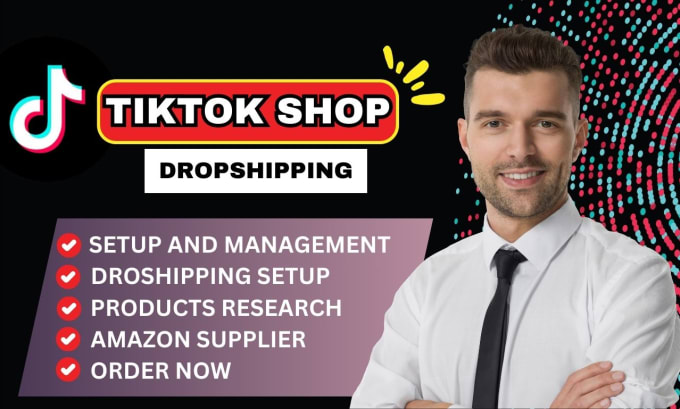 Gig Preview - Get tiktok shop setup, approved and synced all products live from websit