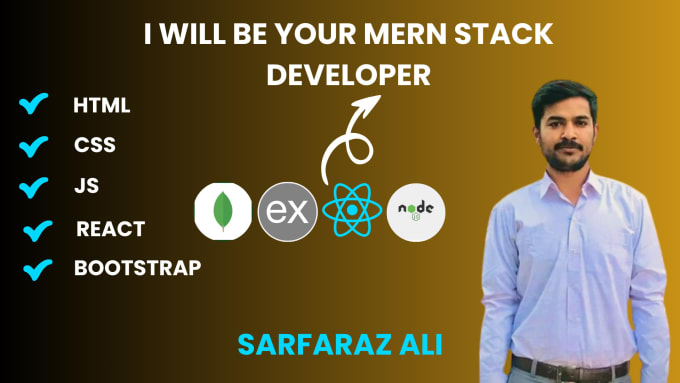 Gig Preview - Develop your mern stack websites as a mern full stack dev