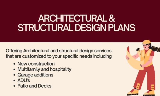 Gig Preview - Do architectural structural engineer design plan for timber