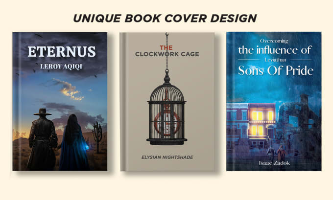 Gig Preview - Design a unique and modern book cover or kindle ebook cover