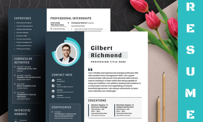 Gig Preview - Design, rewrite professional CV, resume, cover letter