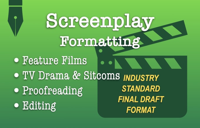 Gig Preview - Convert and format your script to final draft