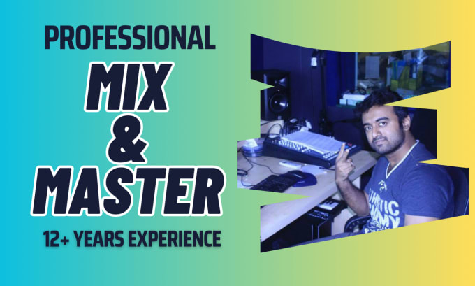 Gig Preview - Mix master your song or any audio project to industry standard