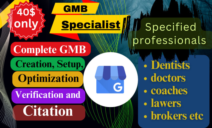 Gig Preview - Setup gbp google business profile for professionals